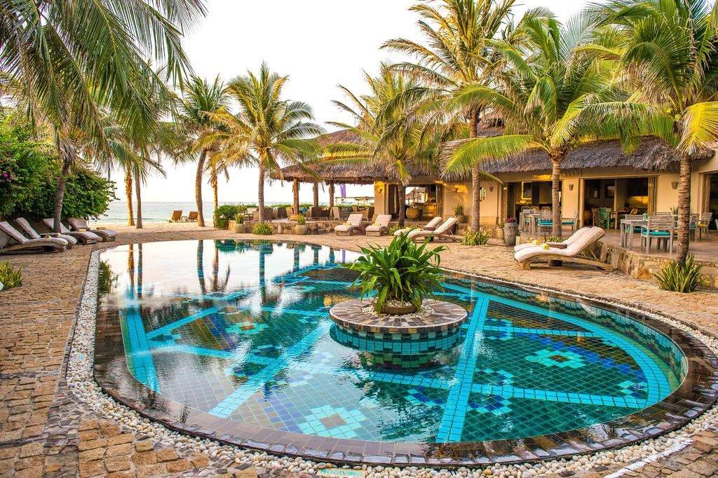 Mia Resort có kiến trúc độc đáo kết hợp giữa truyền thống và hiện đại