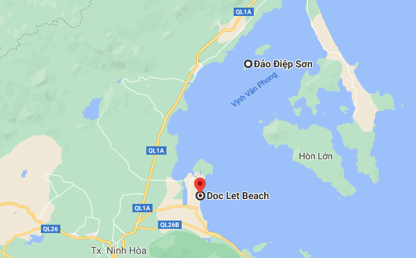 Bản đồ du lịch Điệp Sơn - Dốc Lết Nha Trang