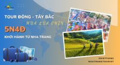 Tour Đông - Tây Bắc mùa lúa chín 5N4Đ khởi hành từ Nha Trang