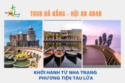 Tour Đà Nẵng - Hội An 4N4Đ từ Nha Trang phương tiện tàu lửa