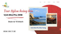Tour Ngắm hoàng hôn vịnh Nha Phu Nha Trang 2N1Đ - Đoàn từ 10 khách