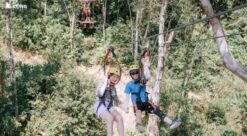 Trải nghiệm trượt cáp trong rừng - Zipline Canopy Tour Kong Forest